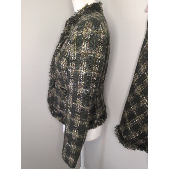Allen by Allen Swartz tweed knit chic skirt blazer set 6 - Picture 4 of 11